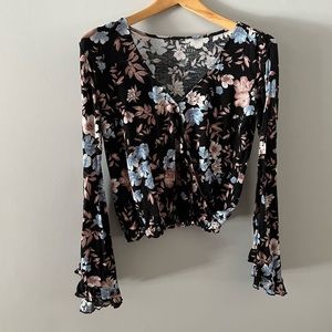 American Eagle Soft & Sexy Crepe Top